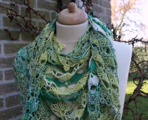 maRRose - CCC - Green summer shawl