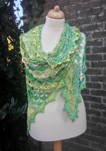 maRRose - CCC - Green summer shawl